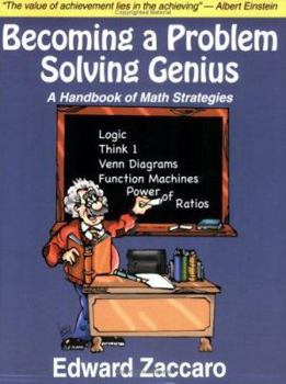 Paperback Becoming a Problem Solving Genius: A Handbook of Math Strategies Book