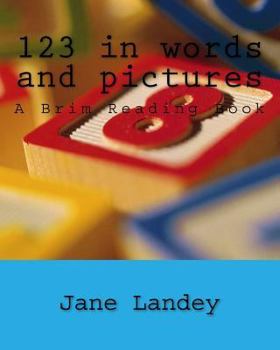 Paperback 123 in words and pictures: A Brim Reading Book