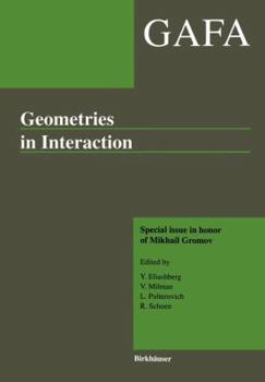 Paperback Geometries in Interaction: Gafa Special Issue in Honor of Mikhail Gromov Book