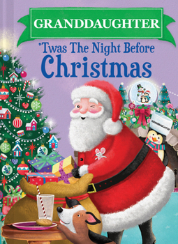 Hardcover Granddaughter 'Twas the Night Before Christmas Book