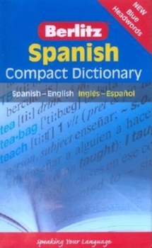 Paperback Spanish Compact Dictionary: Spanish-English Ingles-Espanol Book