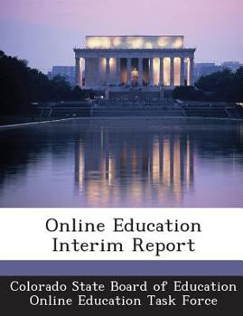 Paperback Online Education Interim Report Book