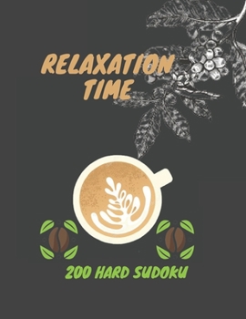 Paperback Relaxation Time: 200 Challenging Puzzles for Adults Book