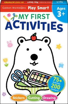 Paperback Play Smart My First Activities 3+: Fine Motor Skill Builders! Cutting, Drawing & More Book