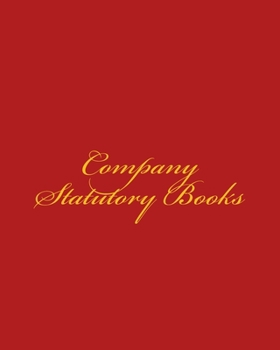 Paperback Company Statutory Books Book