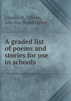 Paperback A graded list of poems and stories for use in schools Book