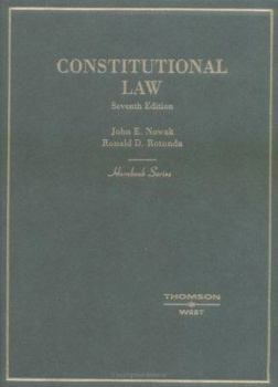 Hardcover Constitutional Law (Hornbook Series) Book