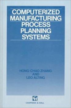 Hardcover Computerized Manufacturing Process Planning Systems Book