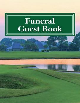 Paperback Funeral Guest Book: 100 Pages, Large Print, 900 Signature/Note Spaces [Large Print] Book