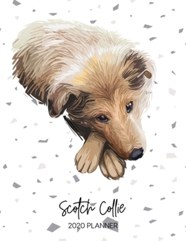 Paperback Scotch Collie 2020 Planner: Dated Weekly Diary With To Do Notes & Dog Quotes Book