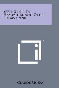 Paperback Spring in New Hampshire and Other Poems (1920) Book