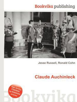 Paperback Claude Auchinleck Book