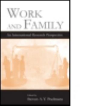 Hardcover Work and Family: An International Research Perspective Book