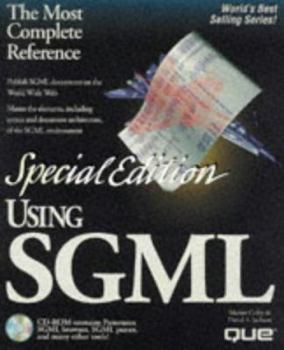 Paperback Using SGML Special Edition Deluxe Book