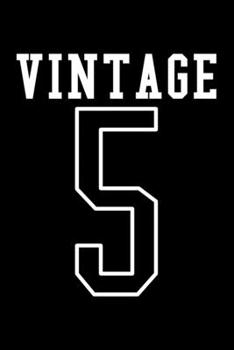 VINTAGE: Dot Grid Journal, Diary, Notebook, 6x9 inches with 120 Pages.