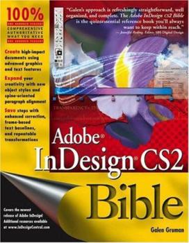 Paperback Adobe InDesign CS2 Bible Book
