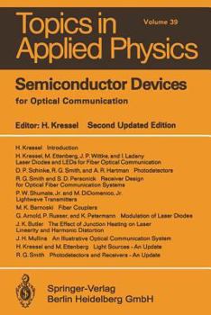 Paperback Semiconductor Devices for Optical Communication Book
