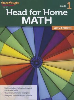 Paperback Head for Home Math: Advanced Workbook Grade 1 Book