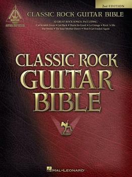 Paperback Classic Rock Guitar Bible Book