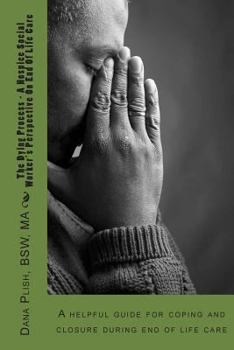 Paperback The Dying Process - A Hospice Social Worker's Perspective On End Of Life Care: A helpful guide for coping and closure during end of life care Book