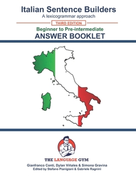 Paperback Italian Sentence Builders - Answer Book - Third Edition Book