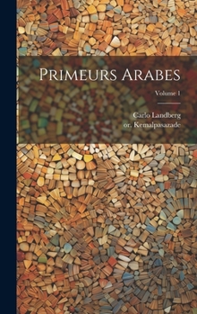 Hardcover Primeurs arabes; Volume 1 [French] Book