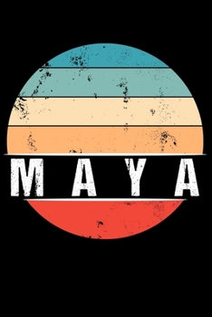 Paperback Maya: 100 Pages 6 'x 9' -Dot Graph Paper Journal Manuscript - Planner - Scratchbook - Diary Book