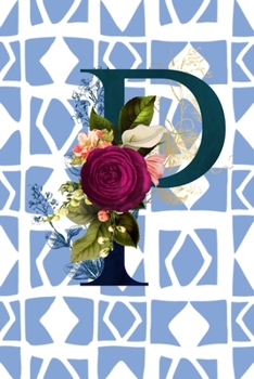 Paperback P: Monogram Initial Letter P Floral Notebook for Women and Girls Book