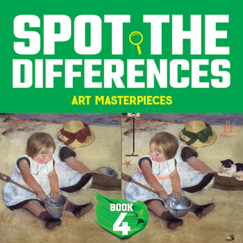 Paperback Spot the Differences: Art Masterpieces, Book 4 Book