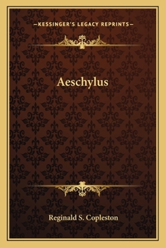 Paperback Aeschylus Book