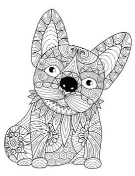 Daily Planner Journal : 365 + Days Bullet Journaling Blank Notebook with Sections for Date, Time, Notes, Lists and Doodles! 8. 5 X 11 Size, 380 Pages, Zentangle French Frenchie Bulldog Cover