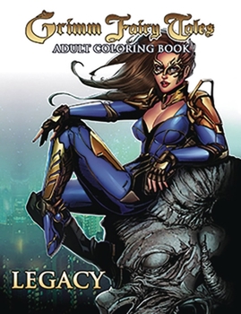 Paperback Grimm Fairy Tales Adult Coloring Book: Legacy Book