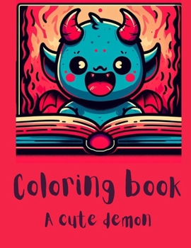 Paperback Dute Demon Cooloring Book for Kids Book