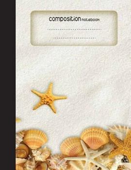 Paperback Composition Notebook, 8.5 x 11, 110 pages: Shellfish and starfish v.2: (Notebooks) Book