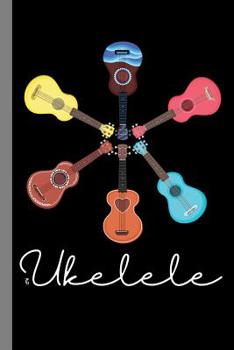 Paperback Ukelele: String Instrument Gift for Musicians (6x9) Music Notes Paper Book