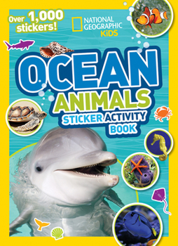 Paperback Ocean Animals Sticker Activity Book