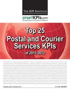 Paperback Top 25 Postal and Courier Services KPIs of 2011-2012 Book