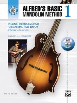 Paperback Alfred's Basic Mandolin Method 1: The Most Popular Method for Learning How to Play, Book & Online Video/Audio/Software Book