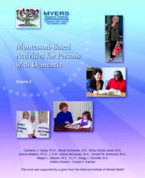 Spiral-bound Montessori-Based Activities for Persons with Dementia, Vol 2 Book