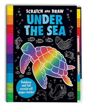 Hardcover Scratch and Draw Under the Sea Book