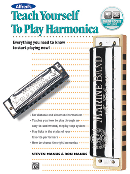 Paperback Alfred's Teach Yourself to Play Harmonica with CD Book