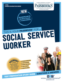 Paperback Social Service Worker (C-1744): Passbooks Study Guide Volume 1744 Book