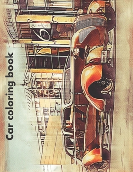 Paperback Car Coloring Book