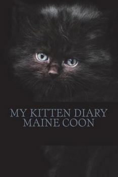 Paperback My kitten diary: maine coon Book