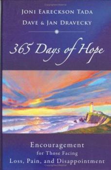 Hardcover 365 Days of Hope: Encouragement for Those Facing Loss, Pain, and Disappointment Book