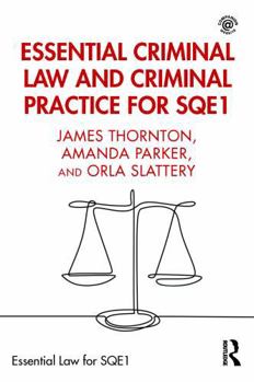 Paperback Essential Criminal Law and Criminal Practice for Sqe1 Book