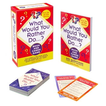 Paperback What Would You Rather Do..? Book and Cards Game: Includes a 128-Page Book and 50 Cards of Hilarious Questions for All Ages Book