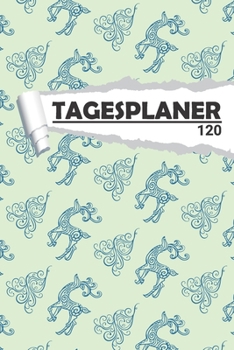 Tagesplaner Reh Dekorativ: Eleganter Terminplaner I DIN A5 I 120 Seiten I Tageskalender I Organizer für Schule, Uni und Büro (Abstrakte Tagesplaner) (German Edition)