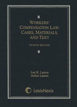 Hardcover Workers' Compensation Law: Cases, Materials, and Text Book