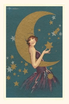 Paperback Vintage Journal Vamp with the Moon Book